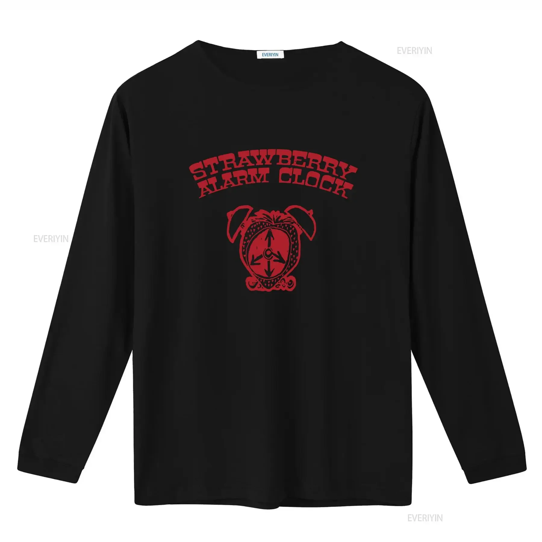 Strawberry Alarm Clock Retro Design T Shirt for Fans vintage Washed Versatile streetwear Casual designer clothes Soft Unisex