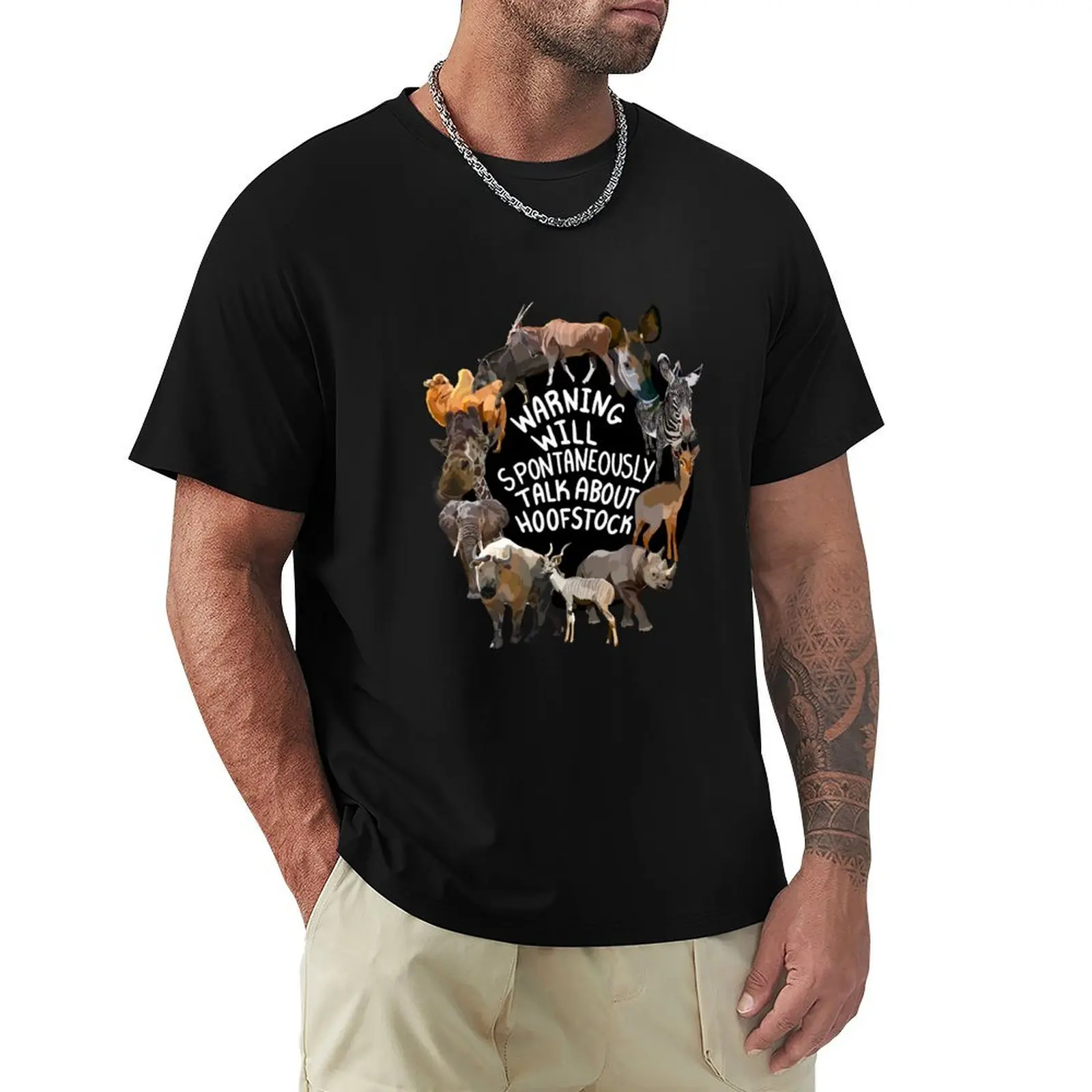 

Will spontaneously start talking about hoofstock T-Shirt anime stuff anime clothes luxury t-shirt anime shirts men