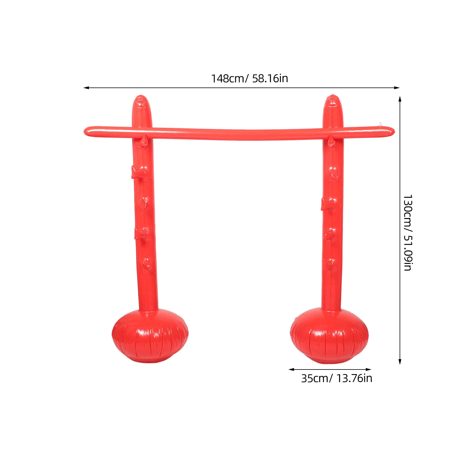 Inflatable High Jump Pole Game Outdoor Sports Party Activity Motor Coordination Family Fun Outdoor Football Goal Post