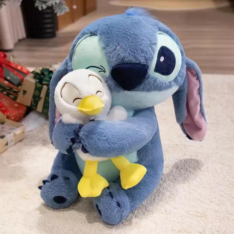 Venda quente ponto lilo boneca de pelúcia bonito pato ponto amor macio brinquedo de pelúcia kawaii decoração aniversário dia dos namorados para namorada