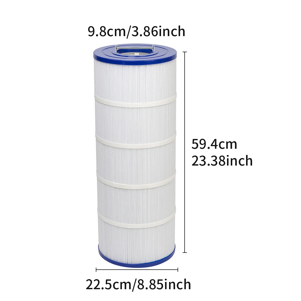 PLFPXST150 Pool Filter Cartridge For Hayward X-Stream CC1500, CCX1500-RE, Pleatco PXST150, Unicel C-8316, Filbur FC-1286