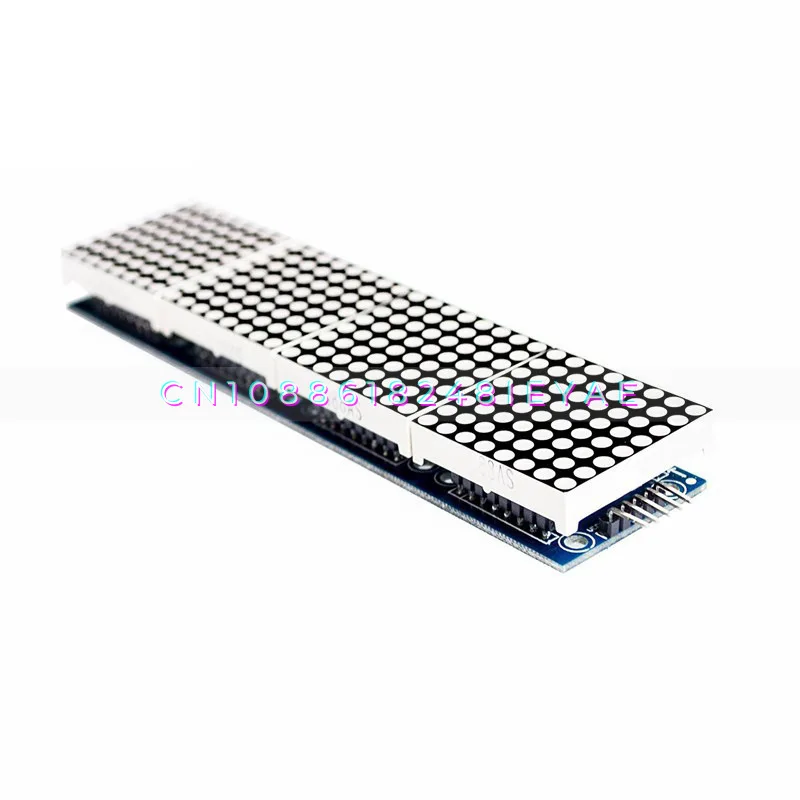 MAX7219 Dot Matrix Module LH Control Microcontroller Module 4-in-1 Display, Send 5P Line