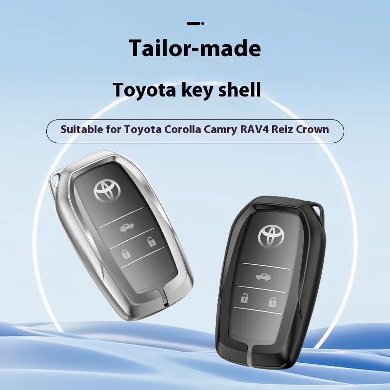 High quality zinc alloy car remote control key housing suitable for Toyota Corolla Camry RAV4 Ruizhi Crown car