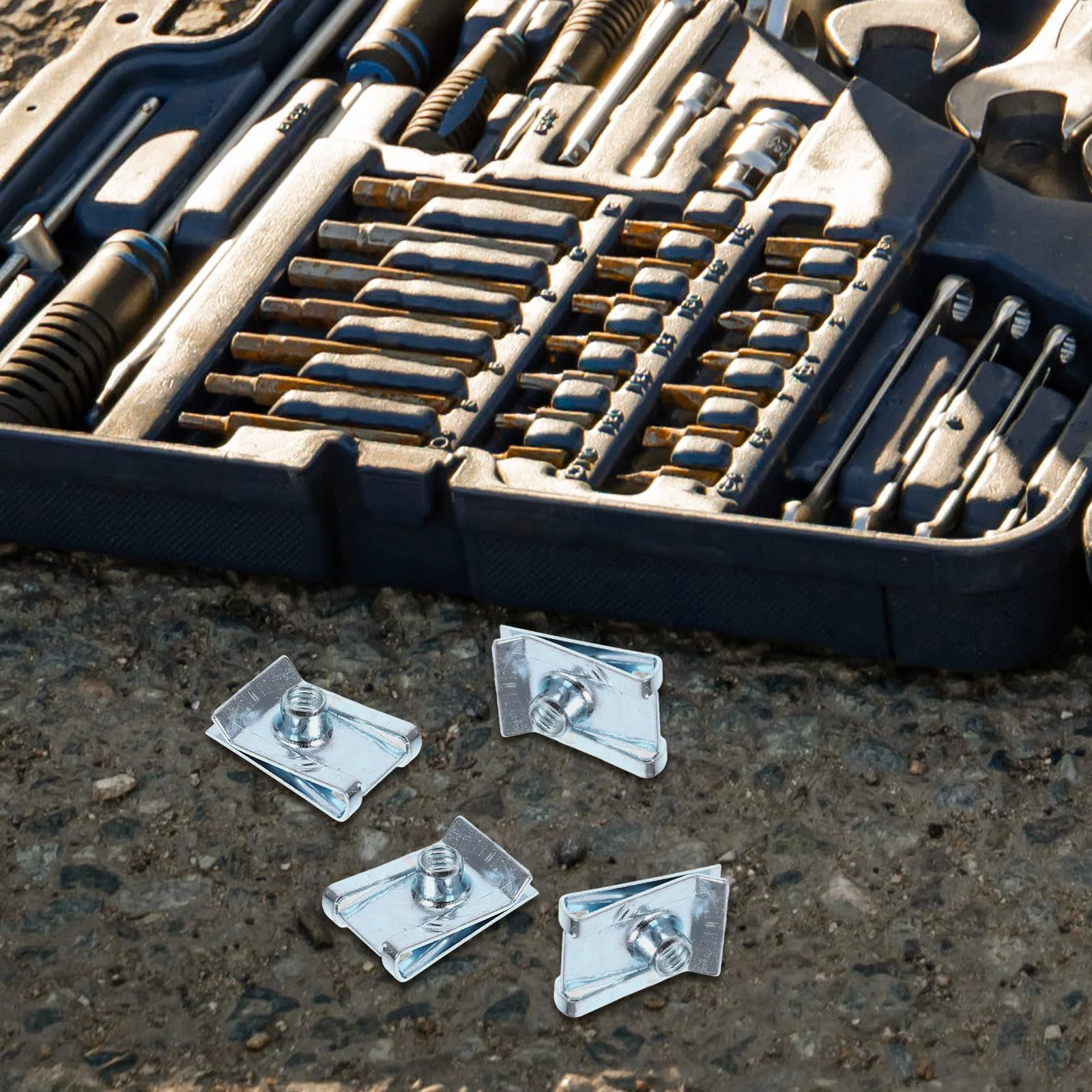 

10pcs M5 U Nut Fasteners Spire U Clip For Panel Fixing Clips Motorcycle Fairing Bodywork Manganese Steel