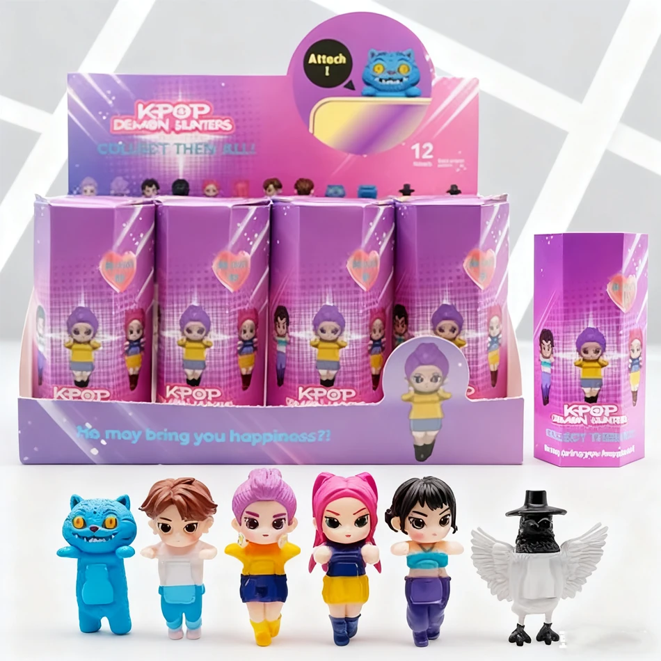 

@ Demon Hunters Devil Blind Box Saja Collect Аниме Фигурка Детская Вечеринка Косплей Игры Мультфильм Huntrix Декор Рождественский Подарок */-%