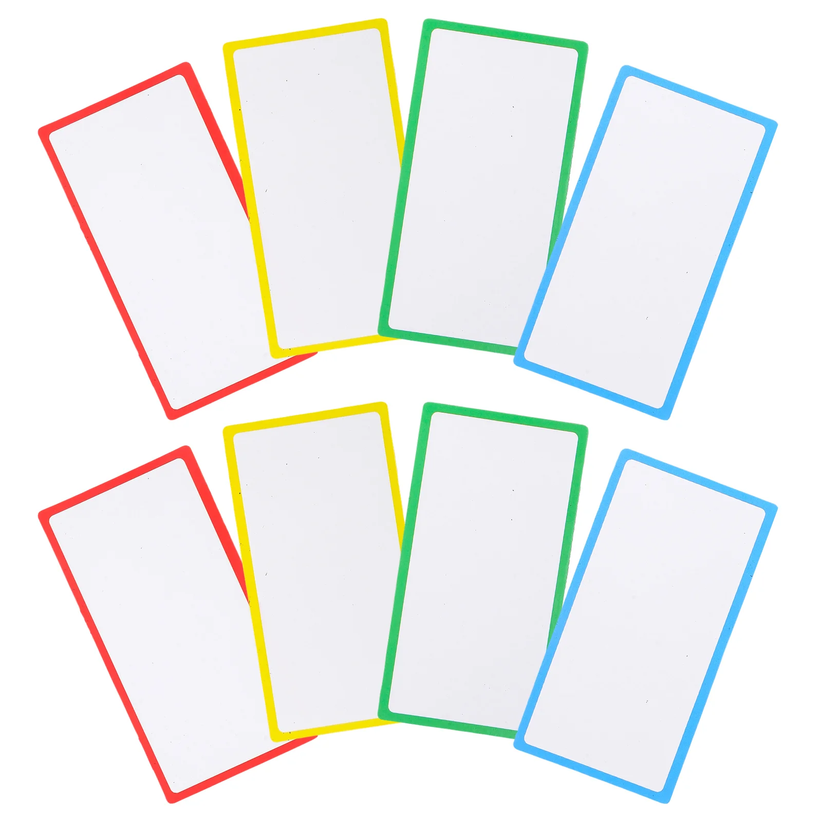 8 Pcs Magnetic Name Tape Refrigerator Tags Labels for Whiteboard Blank Dry Erase Reusable Soft Food Marking