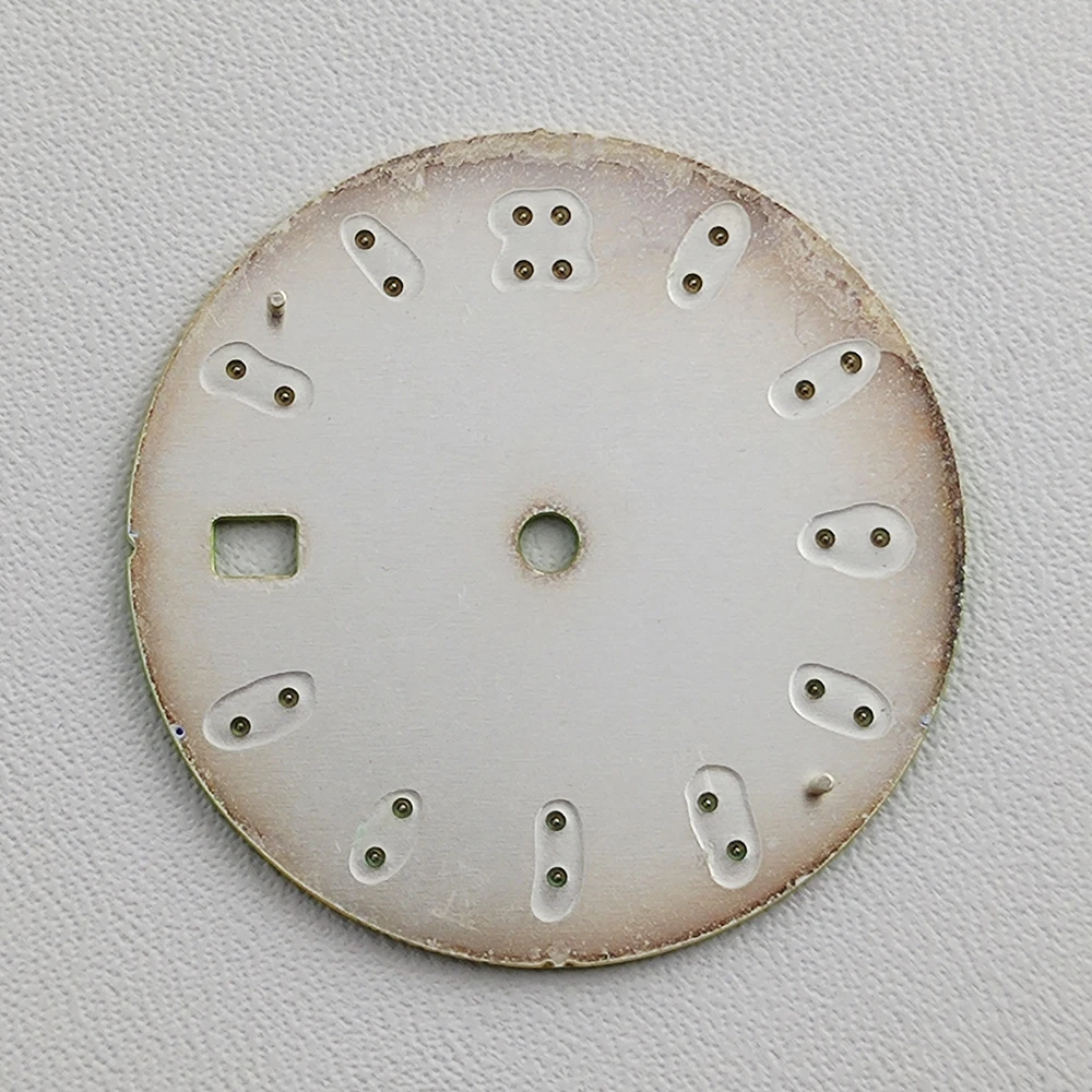 30.5mm NH35 dial Watch dial Nautilus dial green Luminous dial Suitable for NH35 movement watch accessories