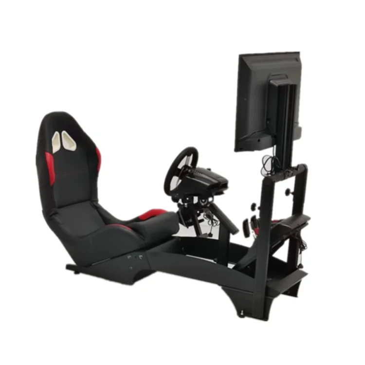 Cabina de carreras Sim Simple, juego de conducción de coche de entretenimiento Arcade, marco de asiento de carreras Sim, plataforma de carreras Sim para PC PS4 PS5