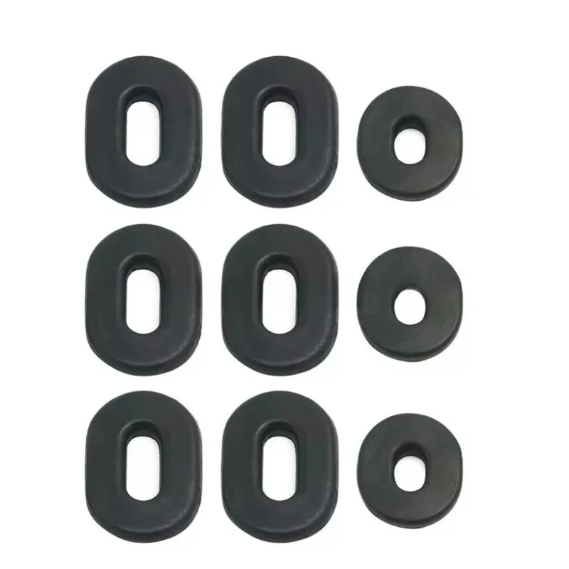 12PCS  Motorcycle Rubber Pad Cushion Side Cover Panel Rubber Grommet Kit Edge Cover 83551-300-000 For Honda CB/CT/CL/SL/XL100