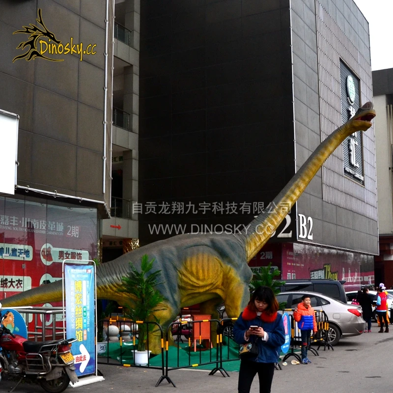 ATV&UTVAttractive Long-necked Animatronic Dinosaurs in Outdoor Shopping Malls DINOSKY