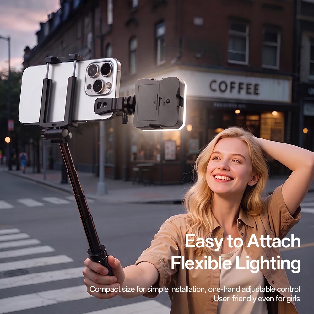 Mini Rechargeable Fill Light Mobile Phone Computer Camera Fill Light Clip-on LED Light Photography Clip Selfie Ring Light