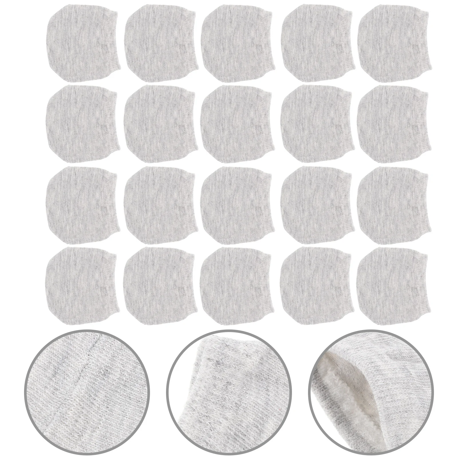 

10pcs Half Palm For Women Breathable Sweat Absorbing Invisible Socks High Heel Liner Anti-Slip Cotton Forefoot Socks