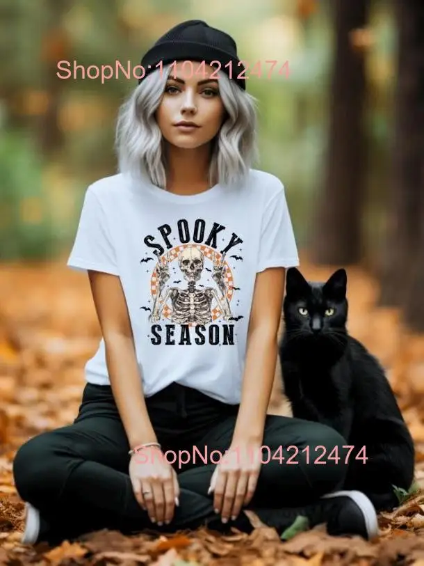 Spooky Season Halloween T Shirt Comfort Colors Premium for All Genders Holiday Costume Fall Clothing