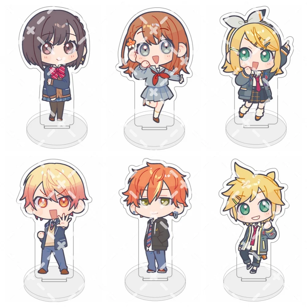 Project SEKAI Ena Shinonome Acrylic Stand Keychain, School Uniform Q Version Anime Desk Decor Fans Gift