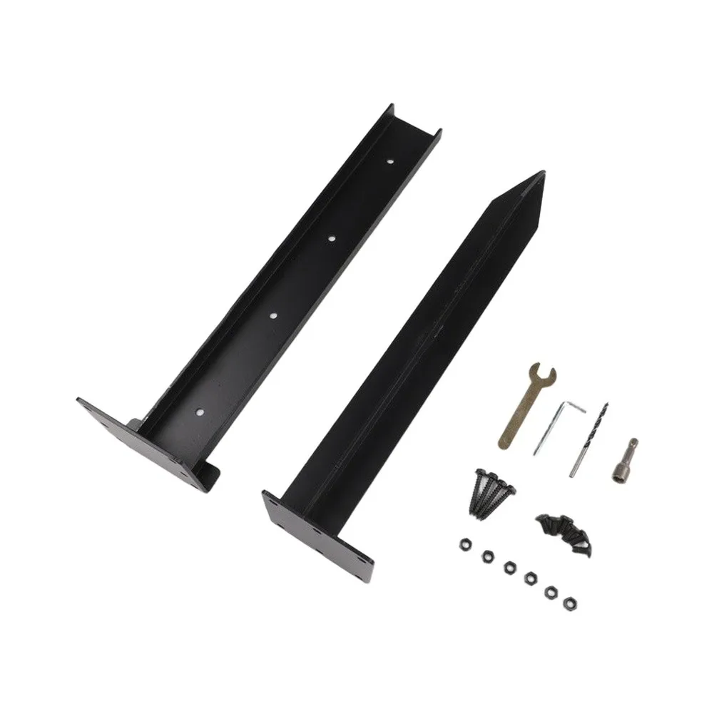 Robust Metal Bracket for Fence Post Restoration Featuring Integrated H-Frame and Rustproof Fasteners for Extended Field Use