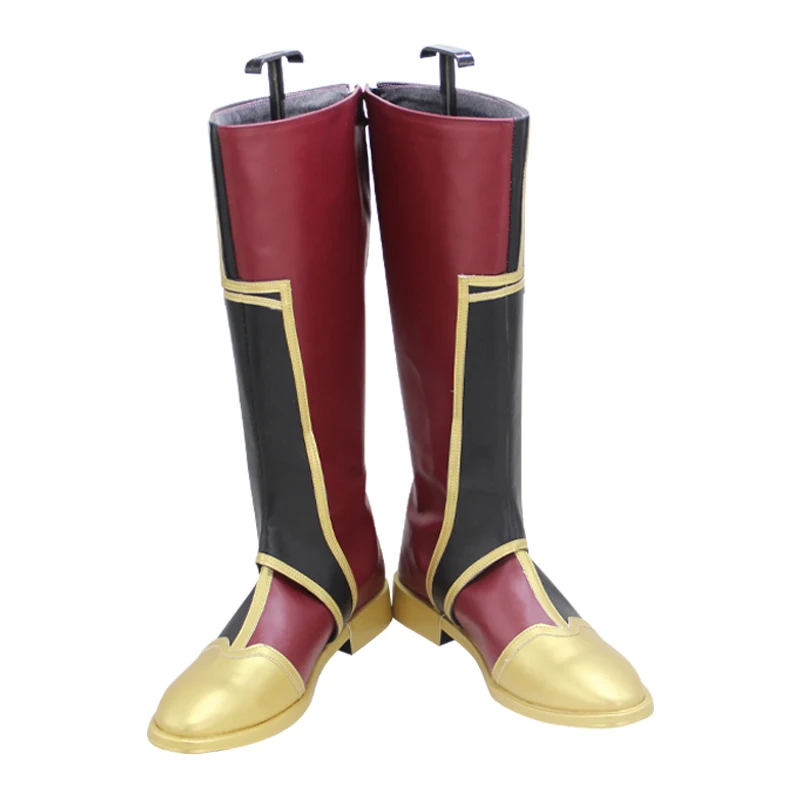 Game LOL Arcane Silco Cosplay Shoes Boots Halloween Costume Accessories Props women men Halloween cosplay shoes and wig prop