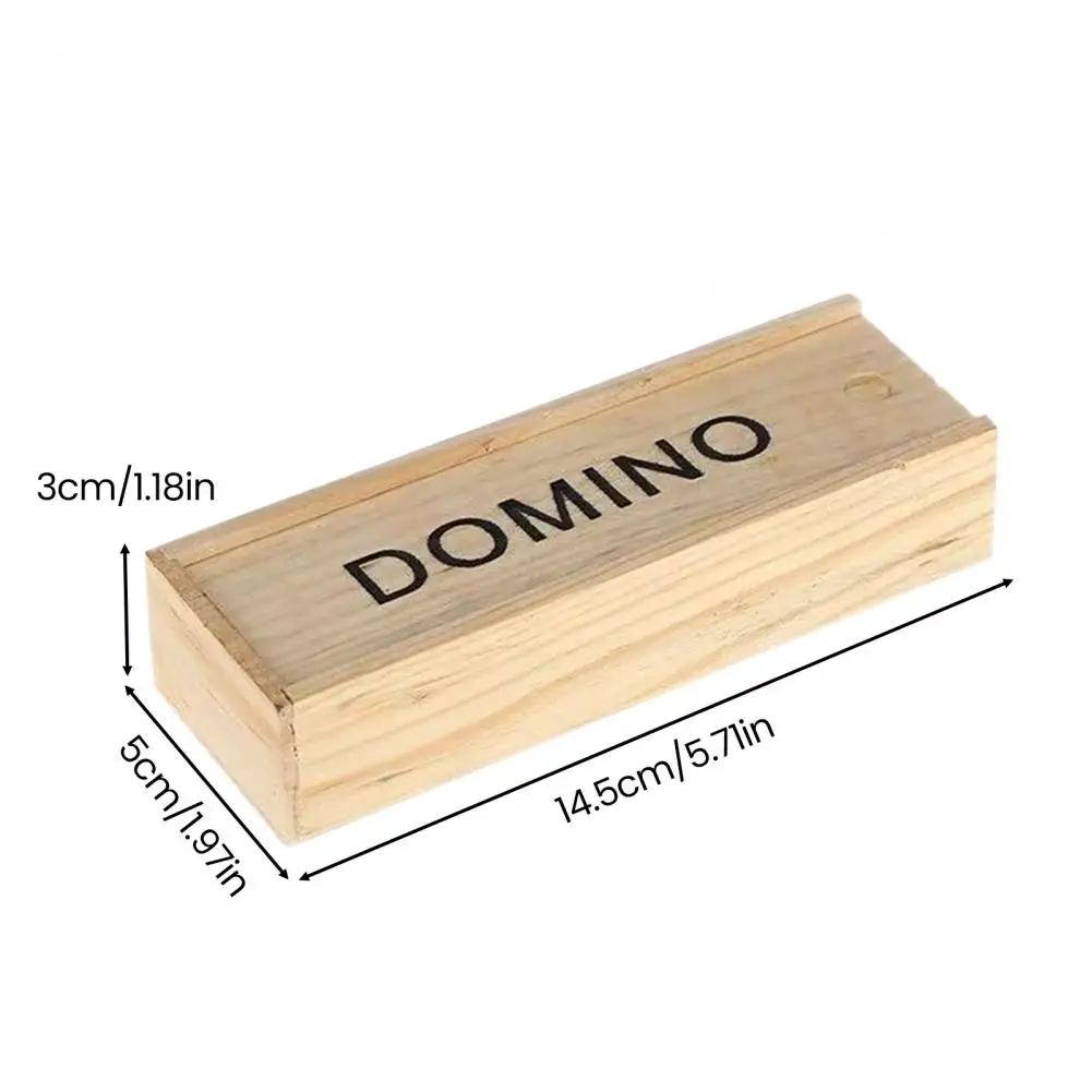 28 قطعة/المجموعة أسود مزدوج 6 الدومينو مجموعة مع صندوق تخزين خشبي المحمولة السفر الأسرة ليلة حفلة الكلاسيكية البلاط مجلس لعبة #6