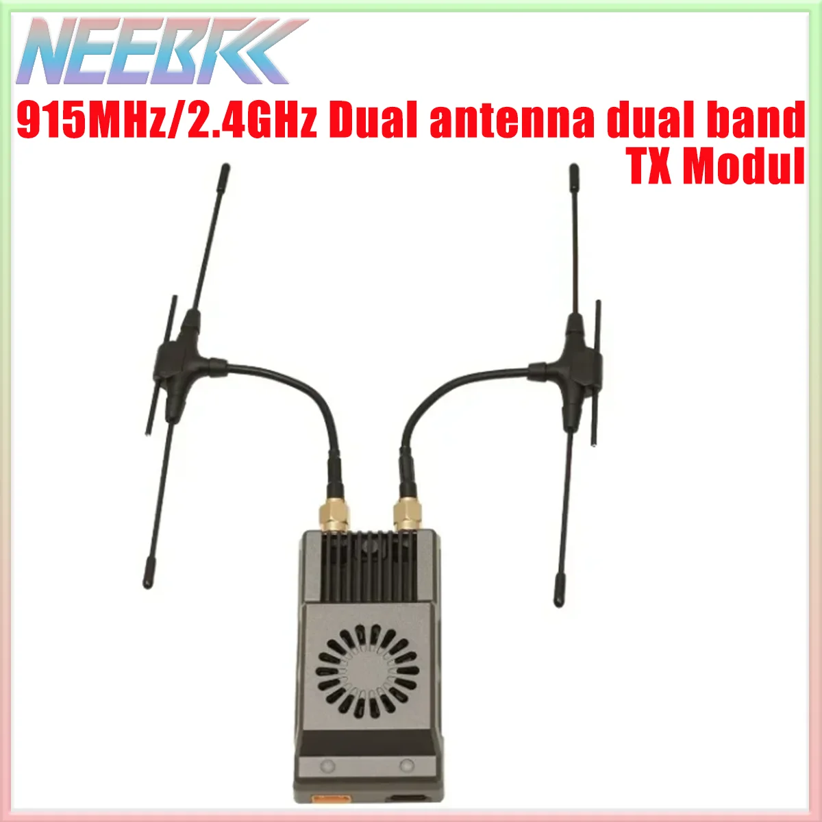 

ELRS 915 МГц/2,4 ГГц двойная антенна двухдиапазонный модуль TX JR/наноинтерфейс ExpressLRS для гоночного дрона дальнего действия Quadcopter DIY