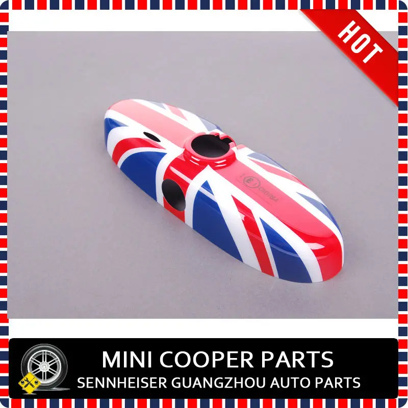 Brand New ABS Plastic UV Protected Original Union Jack interior mirror for 13-16 mini cooper R55 R56 R57 R60 R61 (1 Pcs/Set)