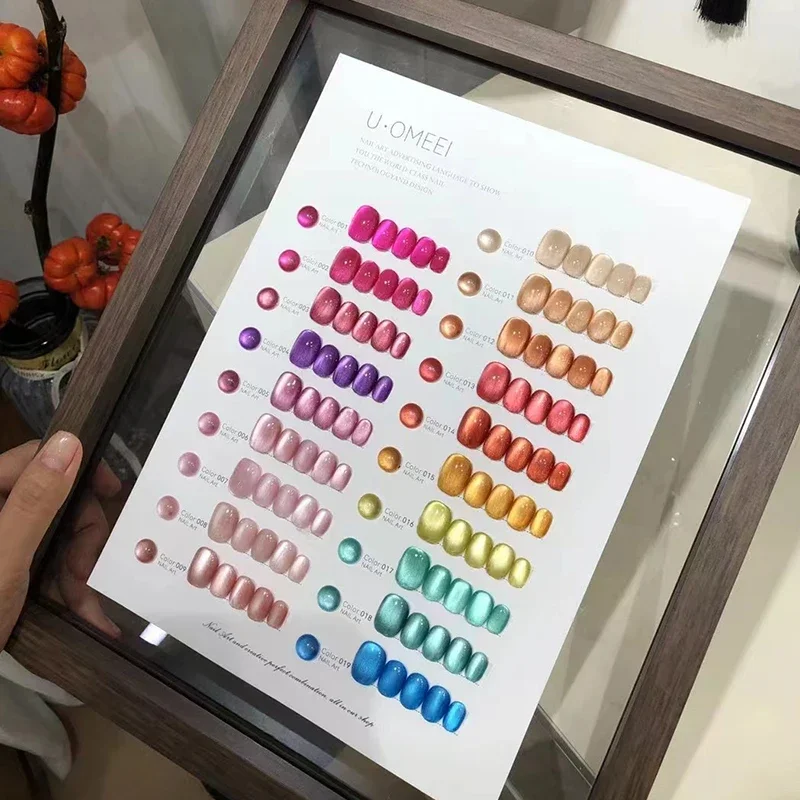 

2026U.OMEEI 50 colors 19 colors Cat eye Nail gel Non-toxic Uv gel Nail salon 2024 New Professional Fashion Hot sale Nail art kit