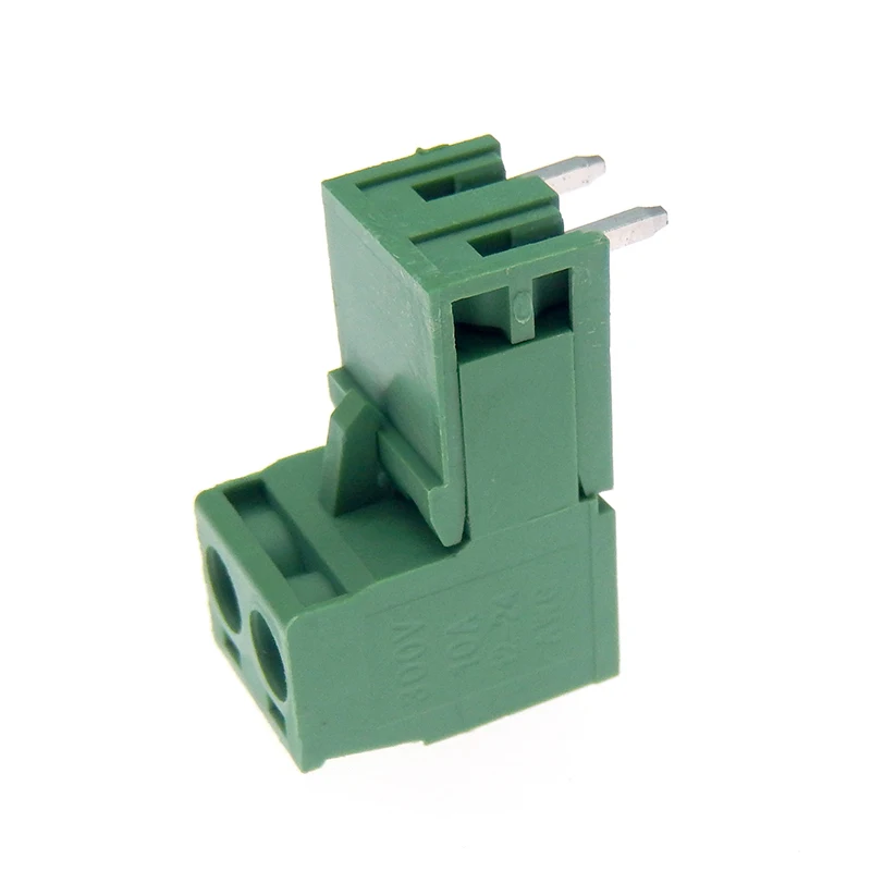 5SETS 2EDG 2pin 5.08MM pitch RIGHT ANGLE pluggable screw terminal block 5.08 2 pin PLUG TYPE pcb connector PLUG + SOCKET 300v