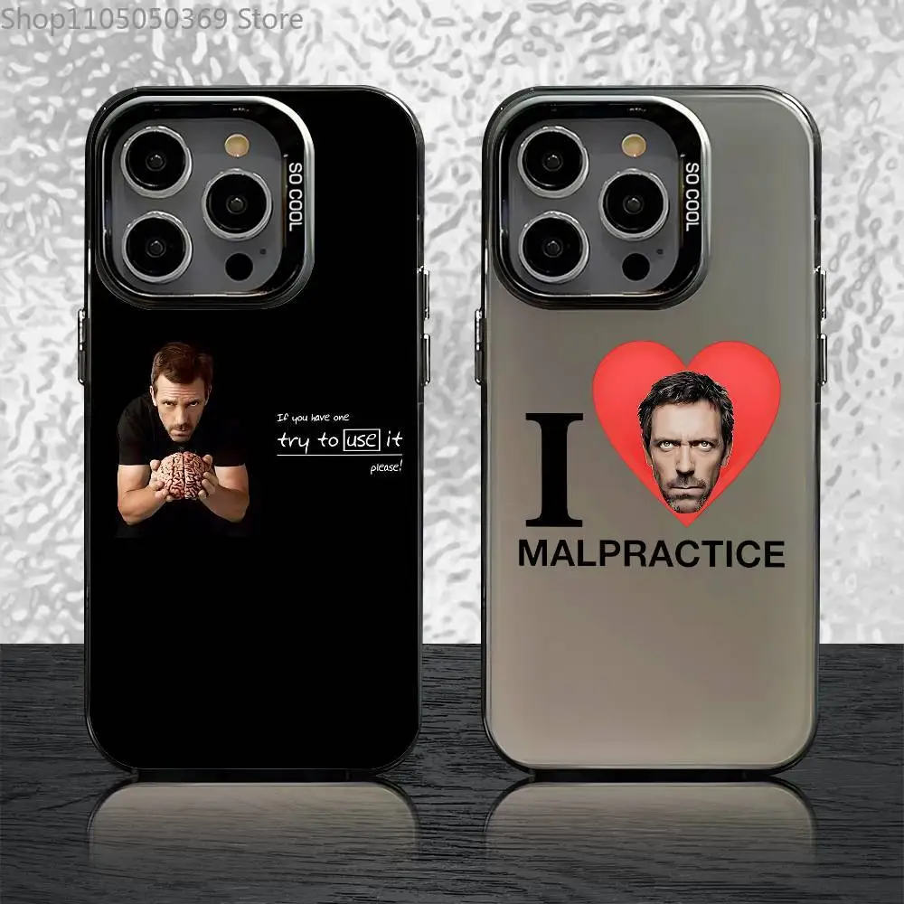 

H-House I Love Malpractice Phone Case For iPhone 17,16,15,14,13,12,11,Pro,Max,Plus,Mini,Air,SE4 Black Matte Shockproof Cover
