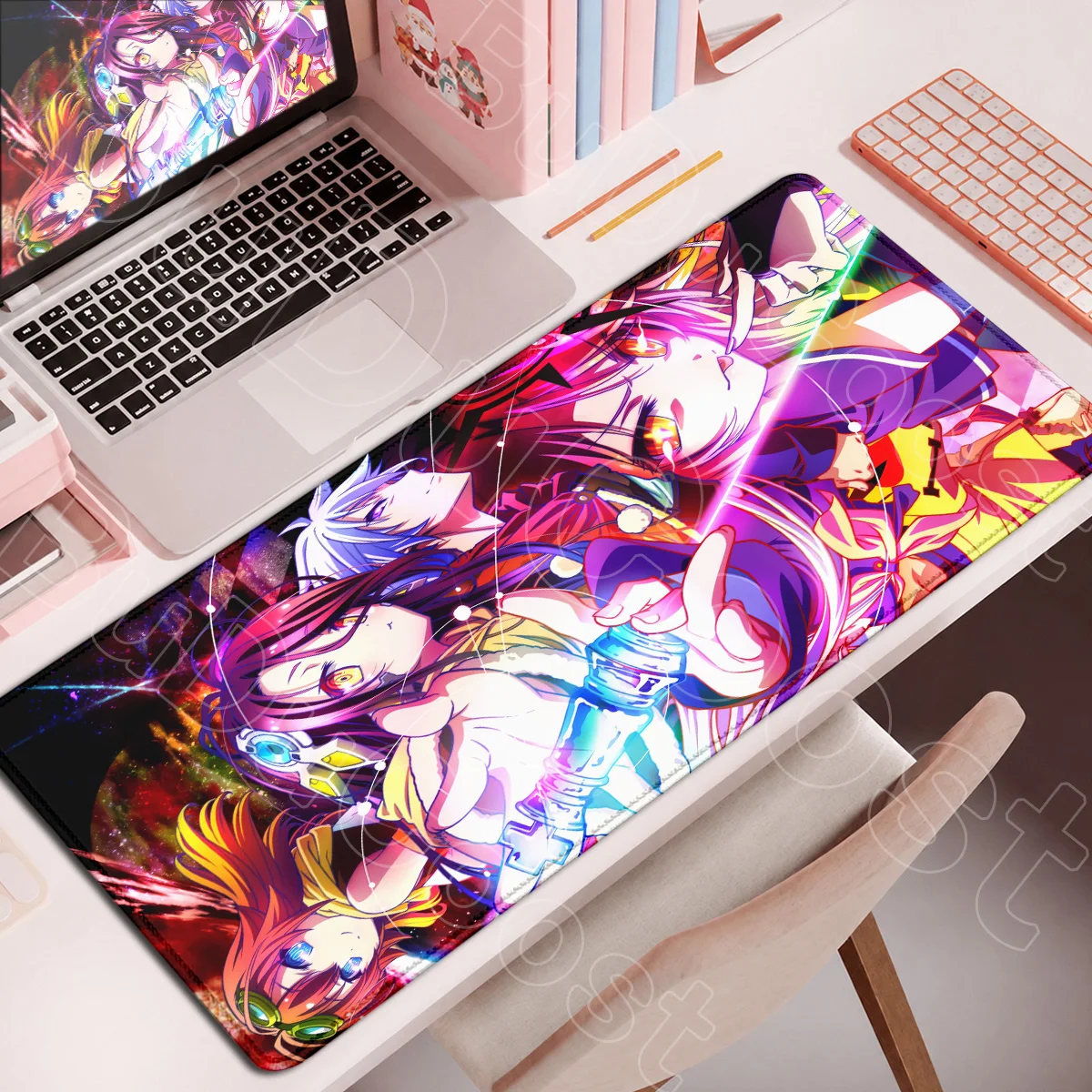 Pc Gaming Wallpaper - Anti-slip Rubber Base Mouse Pad No