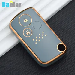 TPU Car Key Fob Case Cover for Honda CRV Fit Shuttle Fried Freed Spike Step WGN RG1 Spada CRZ Shell Holder Keychain Accessories