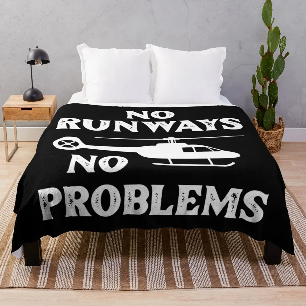 

Helicopter Rotorcraft Aviation Throw Blanket Soft Sherpa Fleece Warm Blanket for Winter