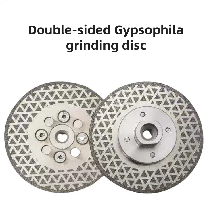 

100mm M10 Double Sided Diamond Grinding Wheel Disc Saw Blade Cutting Disc For Sharpener Porcelain Tile Marble Granite