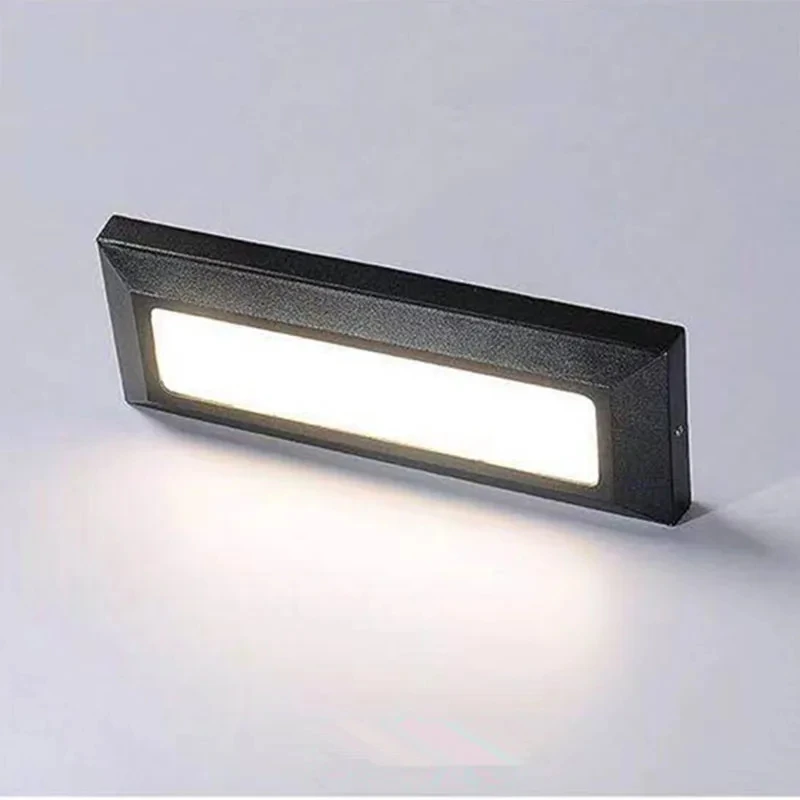 

Surface mounted LED Stair Step Light IP65 Waterproof Wall Lamp 6W 9W 12W Indoor and Outdoor Garden Corridor Step Lighting 220V