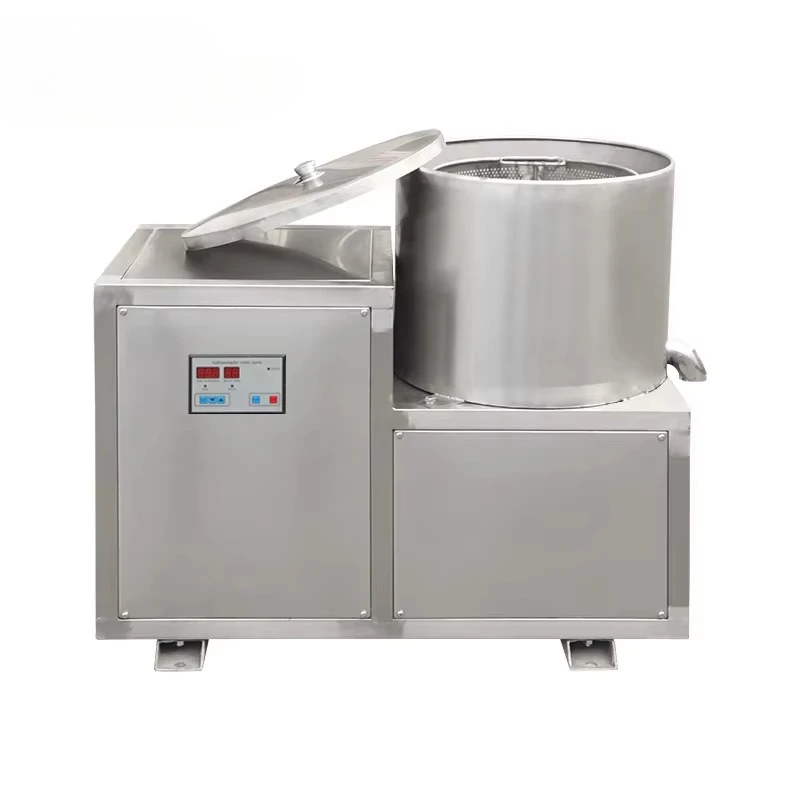 Small Scale Cheap Price Semi Automatic Fried Food Deoiler Machine Oil Remove Machine Dewatering Machine