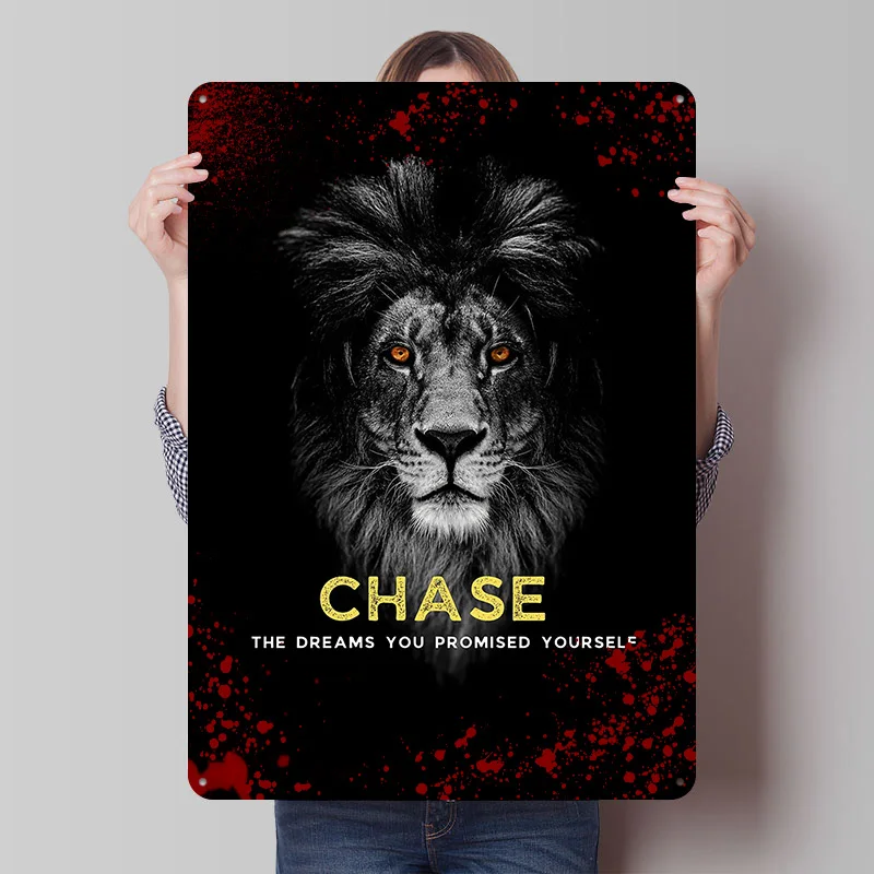 ملصق صفيح لأحلامك دائمًا، ملصق جداري مخصص، علامات معدنية عتيقة، لوحة قصدير كلاسيكية لتزيين غرفة النوم