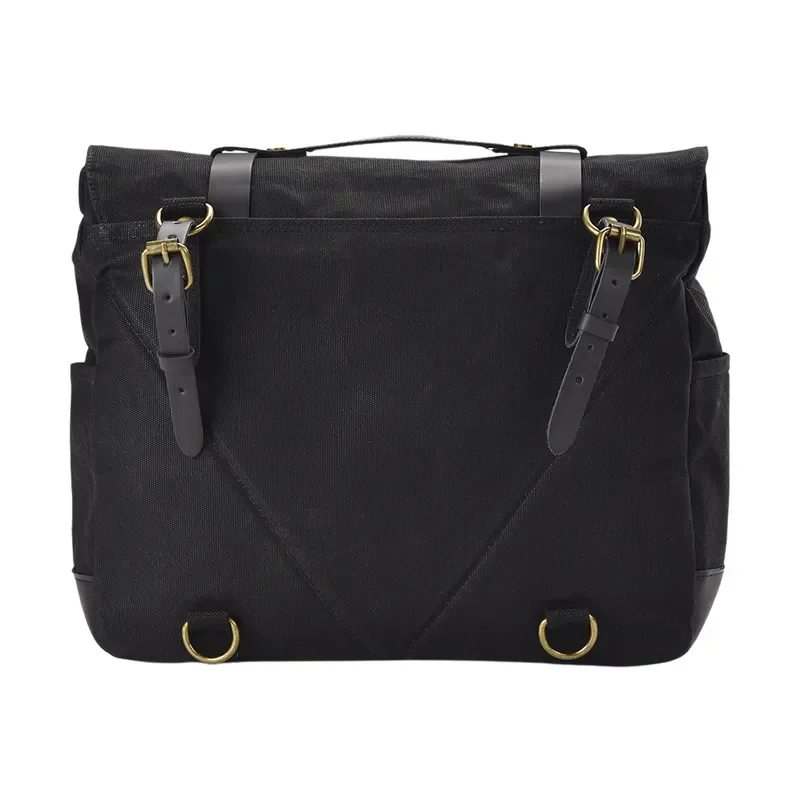 Detachable Motorcycle Tail Bag Waterproof Luggage Saddle Pack for Cycling Crossbody Shoulder Strap Top Leather Storage Pouch