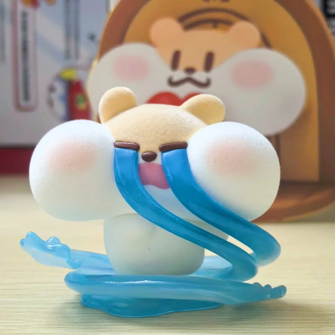 Ratón de té de la leche, marco oficial de congelación, serie momento, Mini caja ciega, muñecas, decoración de escritorio bonita, figuritas coleccionables, juguetes de regalo