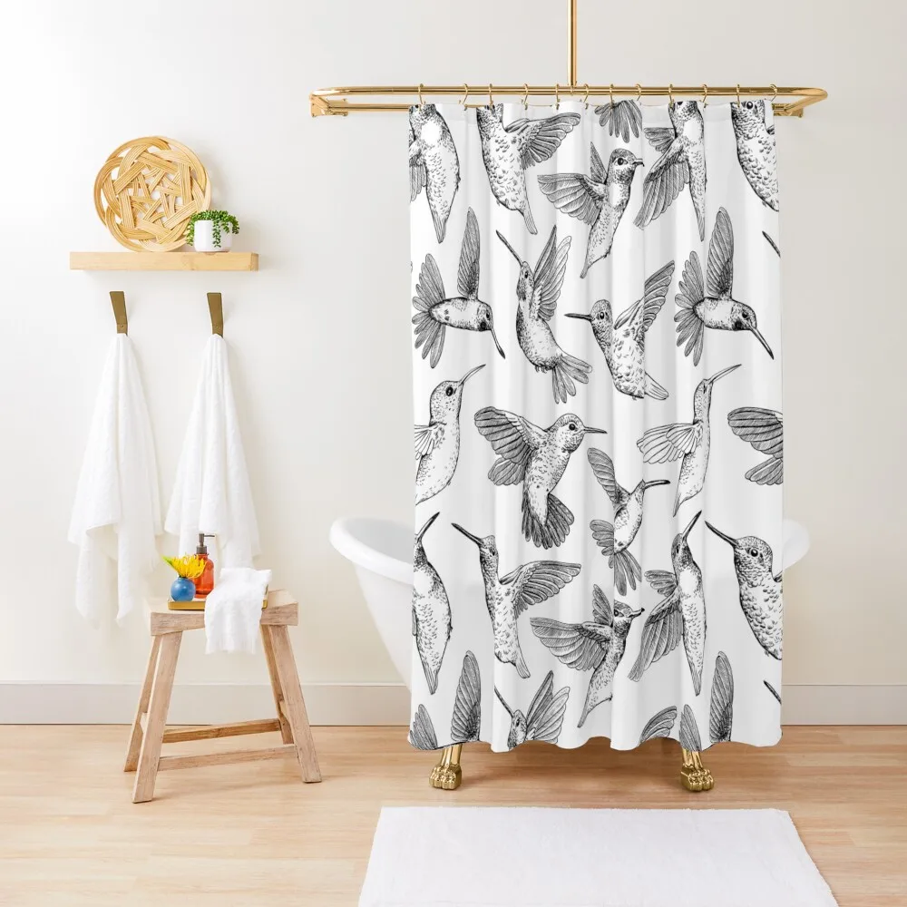 

Hummingbirds Shower Curtain Modern Accessory Bathrooms Bathroom Shower Bathroom Decor Curtain