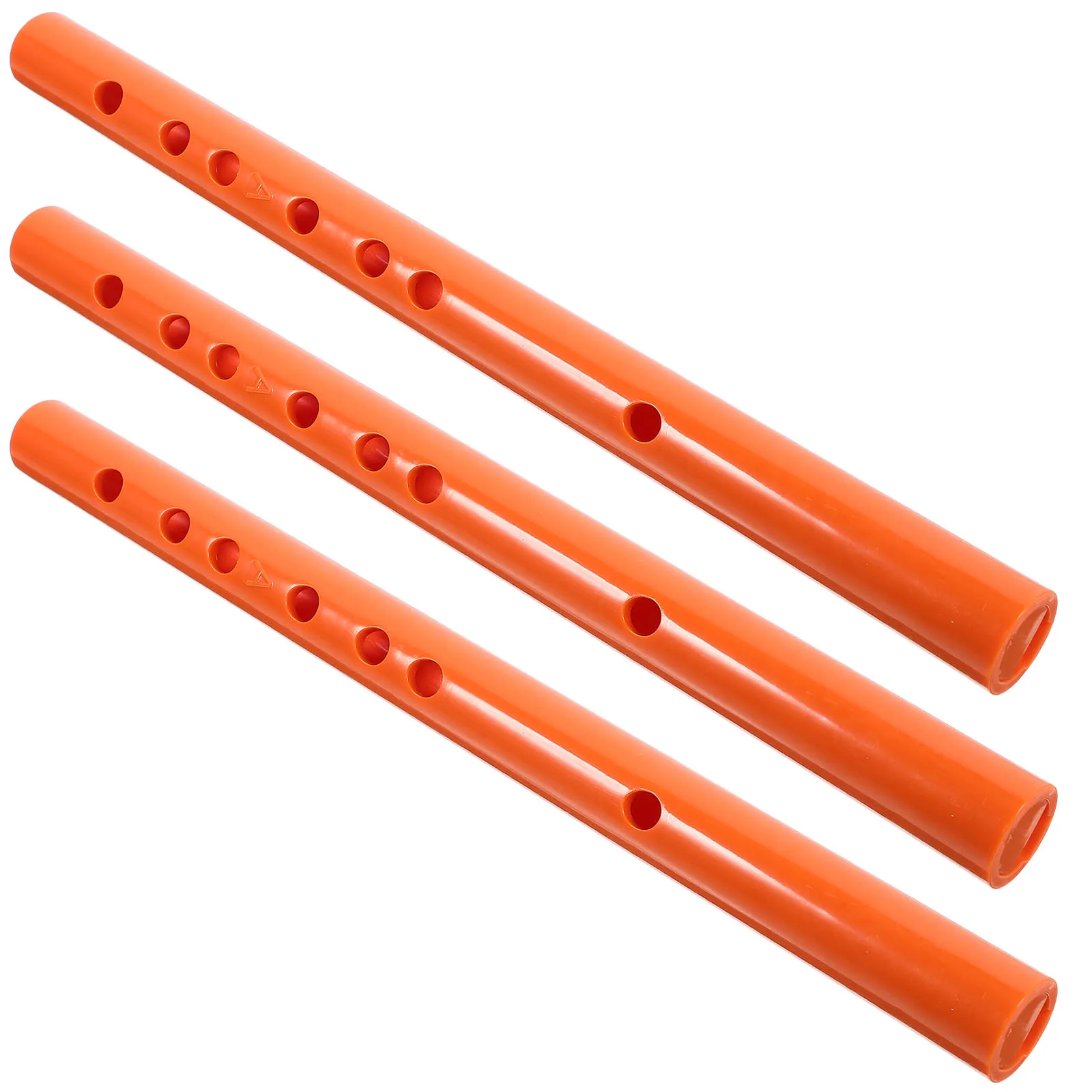

3 pcs Resin Flute Recorder Kids Music Instrument 6 Holes Lightweight Durable Uniform Sound Gift Option Beginner