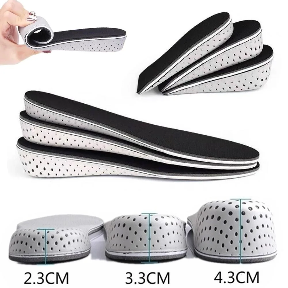 

1 Pair Height Increase Insoles for Shoes - Memory Foam Elevator Invisible Heel Lift Inserts for Men & Women