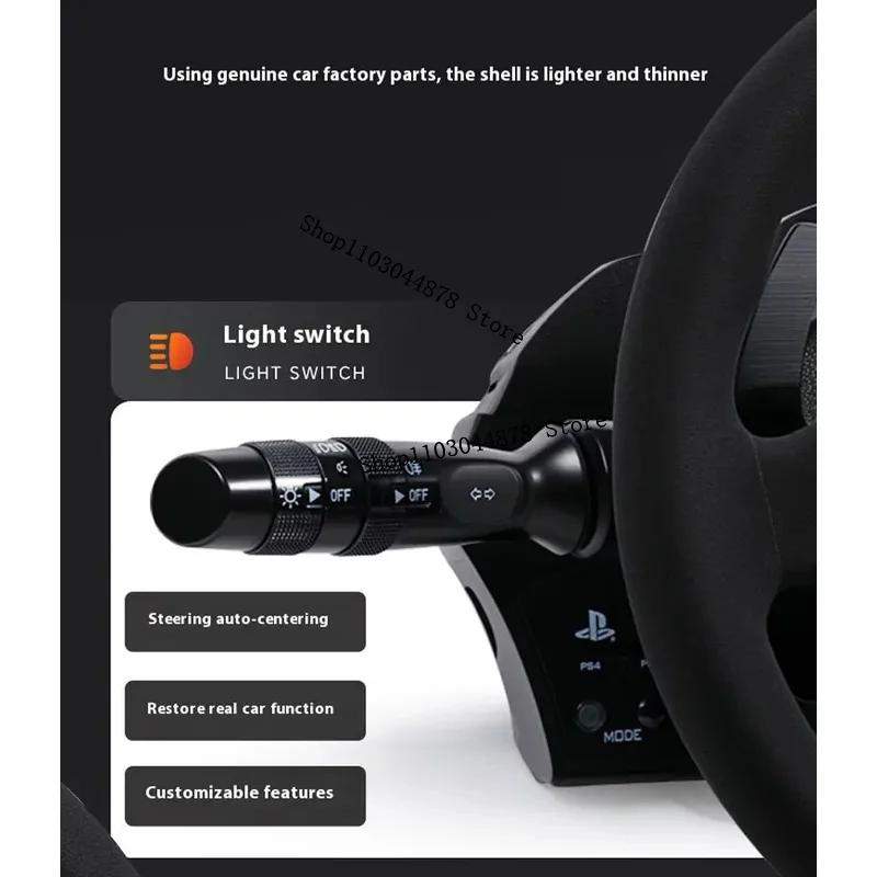 PC Game Simulation Racing Turn Signal Light Wiper Combination Switch For Thrustmaster T300 TGT TGT2 Steering Wheel