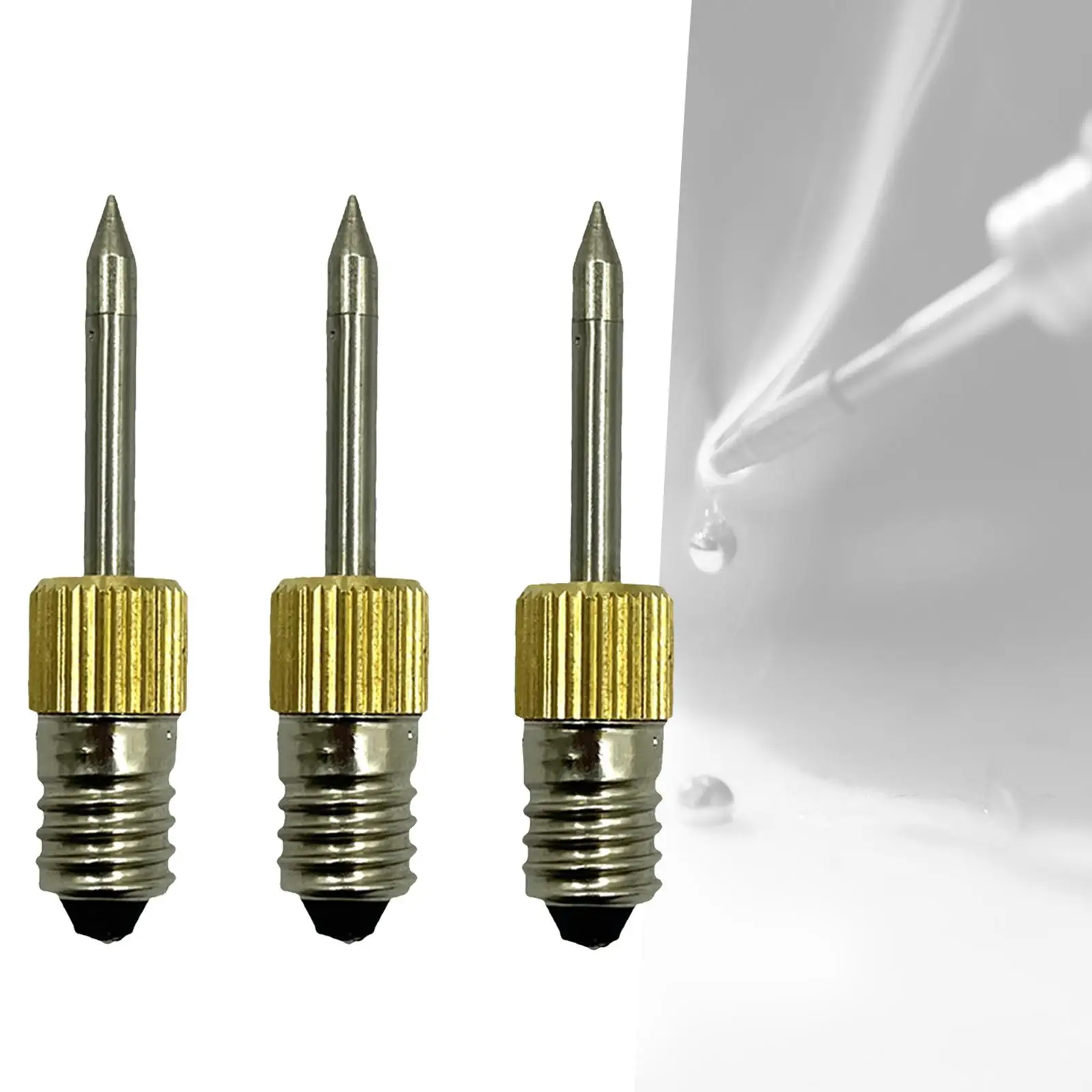 Replacement Soldering Tips USB Soldering Head Welding Soldering Tips Soldering Iron Tips for E10 Interface Welding