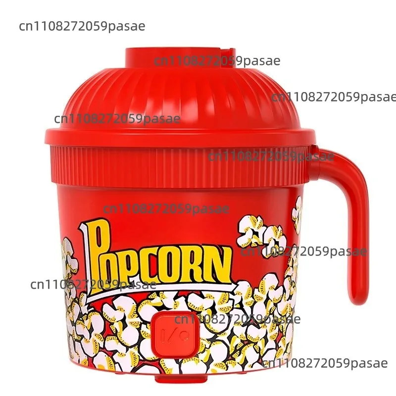 Mini Macchina per Popcorn per Uso Domestico, Completamente Automatica, con Aggiunta di Zucchero e Olio
