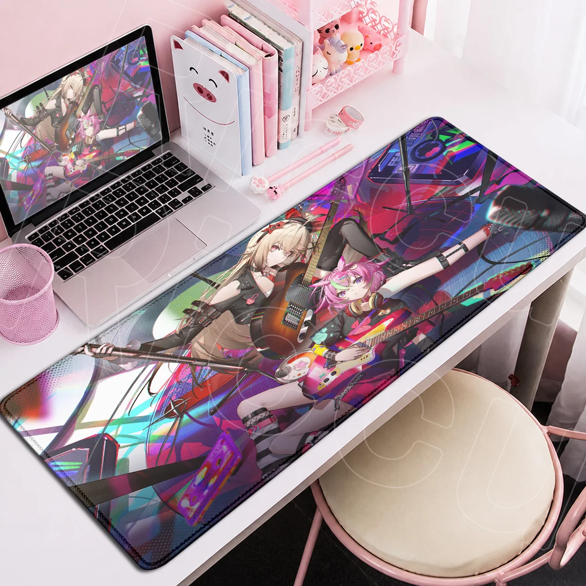 NTE Neverness To Everness E-sport Game Cabinet Mousepad Locking Edge Rubber Keyboard Mat Anime Girl Akane Rin Speed Tabletop Rug