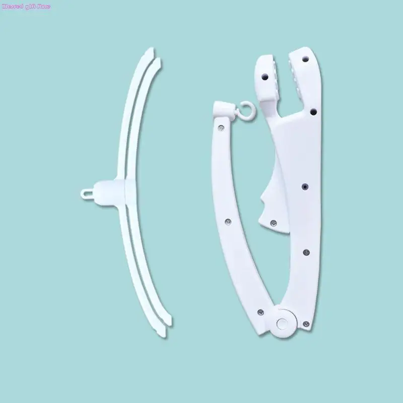 D0JC Plastic Rotating Crib Mobile Toy Stand Baby Interaction Hanging Rattle Holder