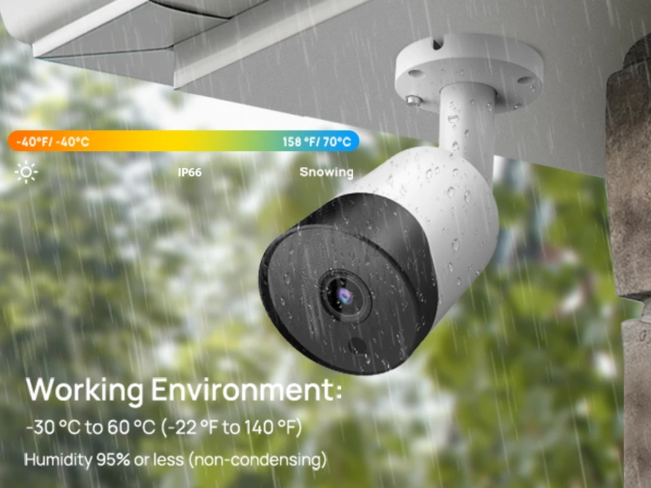 vikylin 4K 8MP IR Night Vision IP Camera NVR Kit H.265 Motion Detection APP View 8POE Network Video Recorder Security System Kit