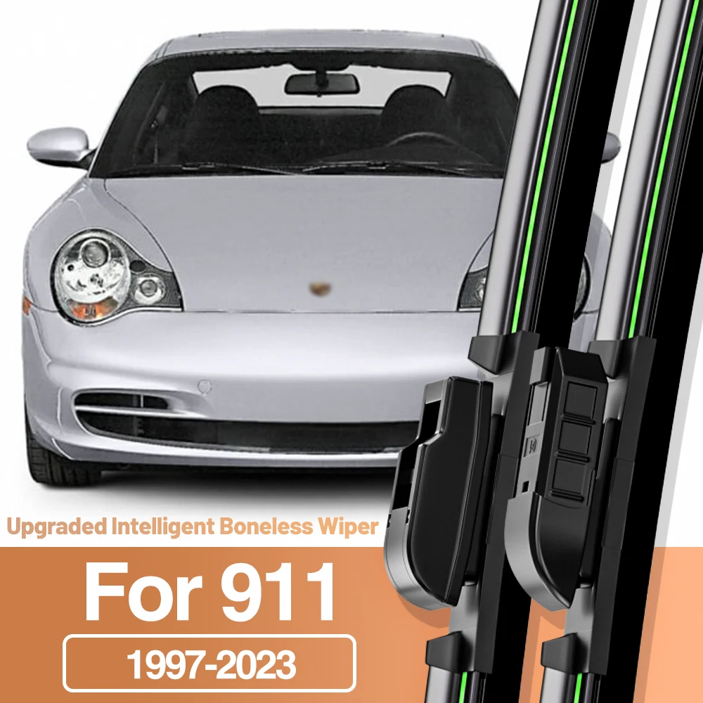 

2pcs For Porsche 911 1997-2023 Front Windshield Wiper Blades Windscreen Window Accessories 2004 2008 2010 2012 2018 2019 2021