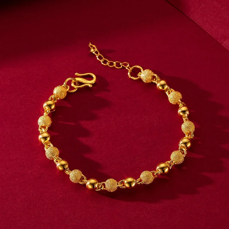 

Purely Handmade - Solid Light Sand Bead Versatile Bracelet Women's Light Bead Bracelet