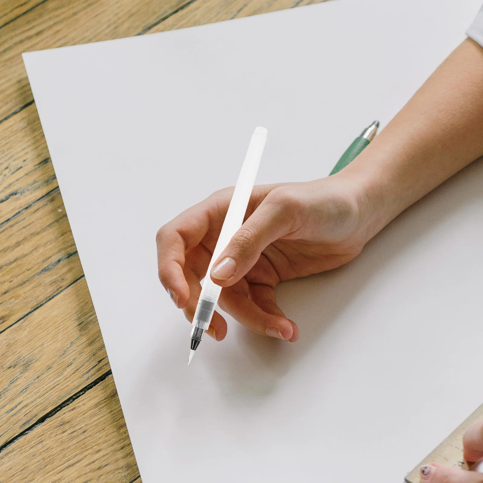 

12Pcs Watercolor Brush Set Fine Tip Flat Tips Script Liner for Watercolor Acrylic Oil Painting Artist Tools