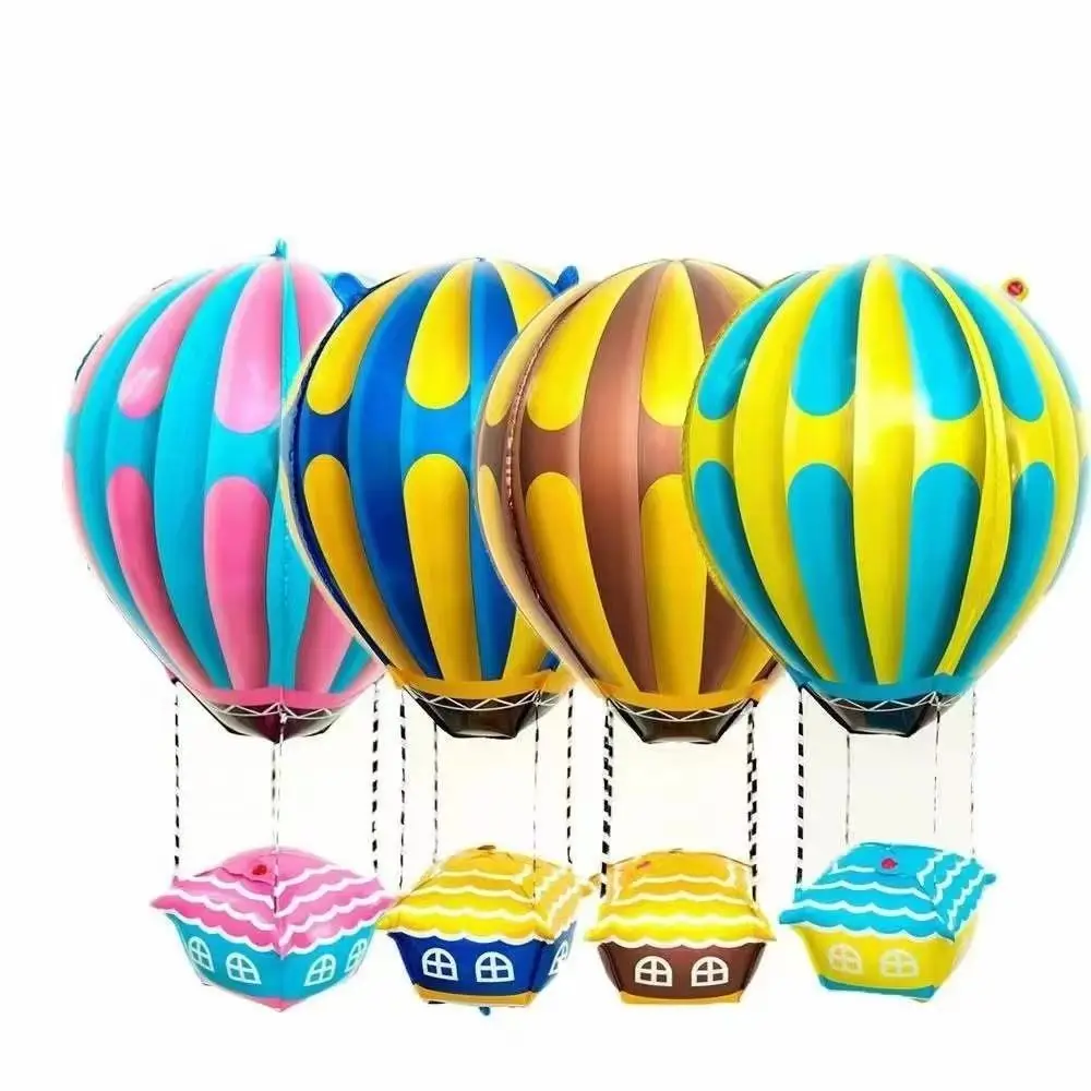 1 Pc Aluminium Film Hot Air Balloon Thickened Inflatable Party Decor Balloon Children Birthday Party Balloon Decoration