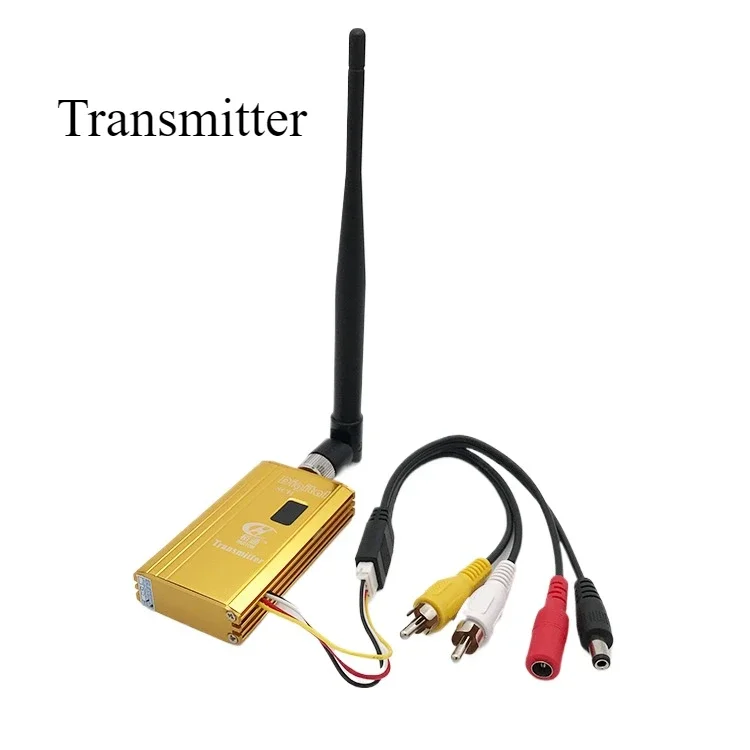 FPV 1.2Ghz 1.2G 8CH 1500Mw Wireless AV Sender TV Audio Video Transmitter Receiver Combo for QAV250 250 FPV RC(B)