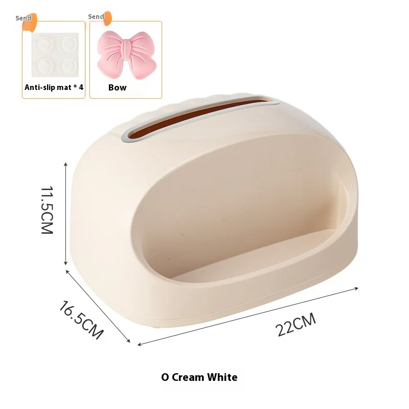 Multifunctional Bread-type Desktop Tissue Box for Home Living Room Coffee Table Remote Control Phone Organizer Cute Boxes